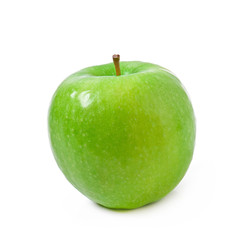 Green apple isolated on white background