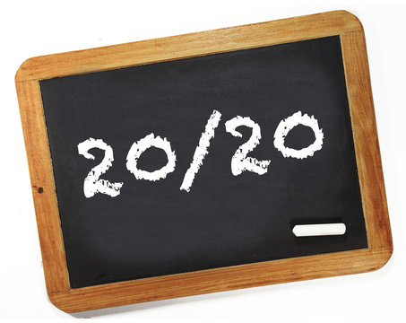 20/20 sur ardoise