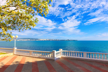 Fototapeta premium Береговая линия Черного моря, Геленджик