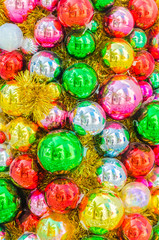 Christmas ball background