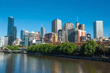 Foto auf Acrylglas Melbourne skyline © Fyle