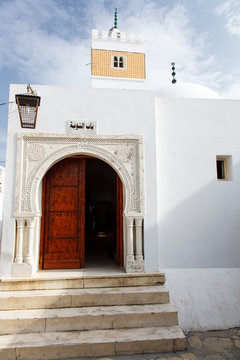 Mosque door opened