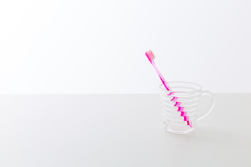 toothbrush on white background