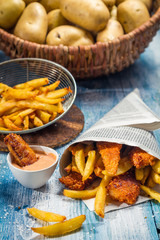 Fish & Chips served in the newspaper