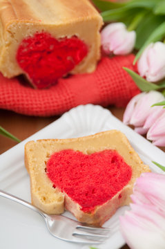 Herzkuchen zum Valentinstag