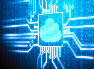LCD screen matrix circuit of cloud symbol