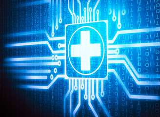 lcd screen matrix circuit of safety symbol