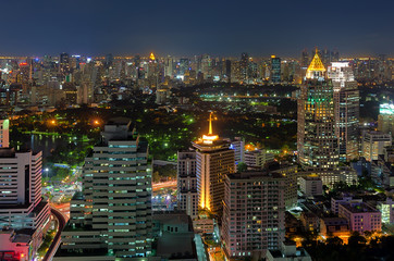 Bangkok night view