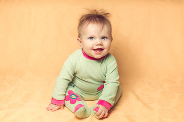 Naklejka premium Small child.