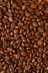 Brown coffee beans