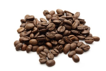 Brown coffee beans