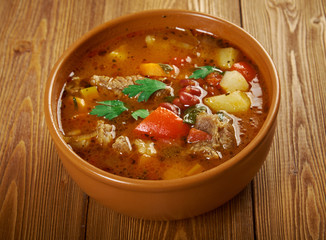 Eintopf -Traditional german cuisine dish.