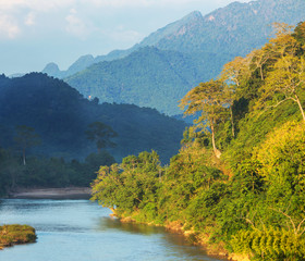 River in Laos