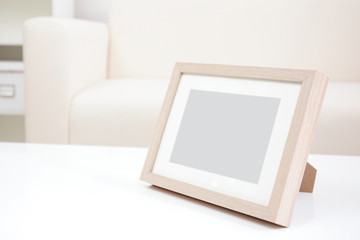 blank photo frame with copy space
