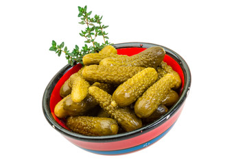 Marinated cucumbers