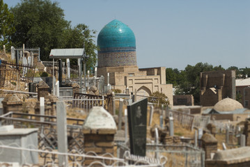 Cimetière de la nécropole Chah e Zindeh, Samarcande