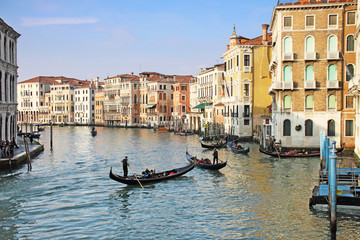 Fototapeta na wymiar Venice canal Grande