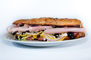sandwich isolated on white background