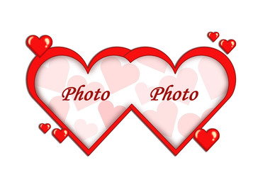 portafoto a cuore