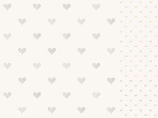 seamless heart pattern with shiny gradient - 61114325