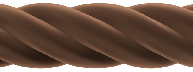 realistic 3d render of rope © bescec