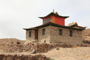 Nomgon Kloster und Stupas in der Mongolei