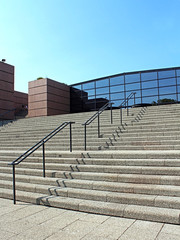 escalier du Palais des congrès de Montpellier