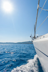 Fototapeta premium Yacht. Sailing. Yachting. Tourism