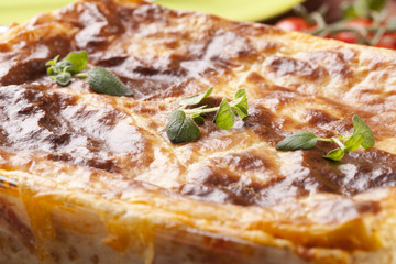 Fresh homemade Lasagne