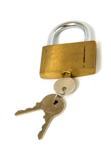 key, the lock with keys