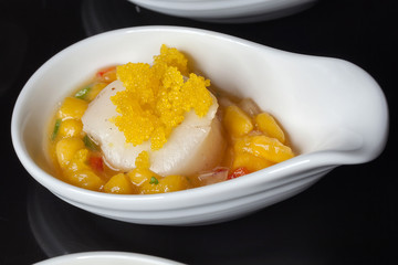 Scallop appetizer
