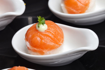 Salmon sushi