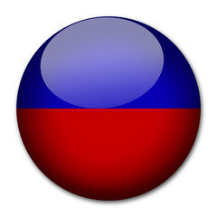 Fototapeta premium Liechtenstein Flagge Button
