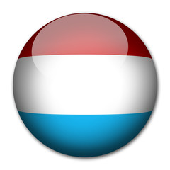 Luxemburg, Flagge, Button