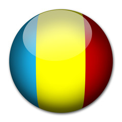 Moldawien Flagge Button