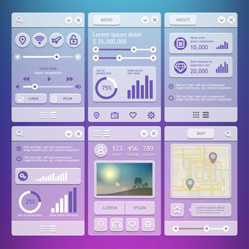 User Interface elements for mobile applications