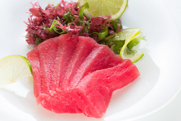 Fresh tuna fillet