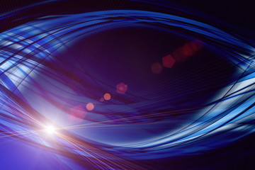 futuristic wave background design with lights