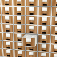 Aktenschrank - 3d Render