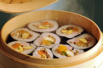 California Roll کالیفرنیا رول 캘리포니아 롤 Калифорния