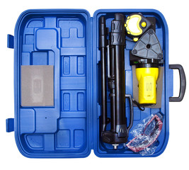 Case with laser level