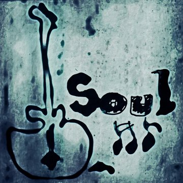 concept soul music word backgrounds and texture