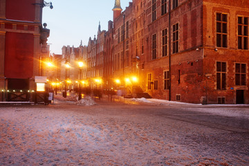 old town in Gdansk, Poland