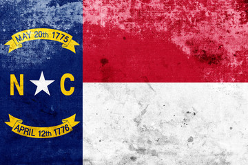Grunge North Carolina State Flag
