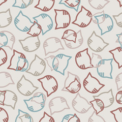 seamless background: cat