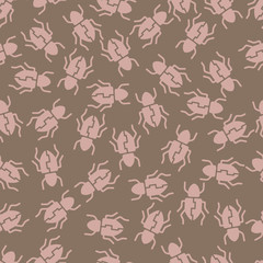 seamless background: beetle