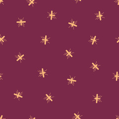 seamless background: mosquito