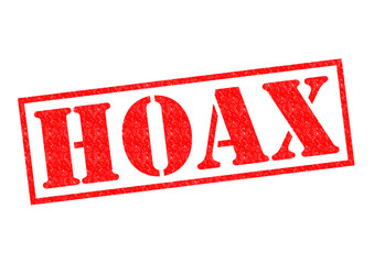 HOAX Rubber Stamp