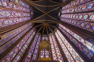 Sainte Chapelle church,  Paris, France