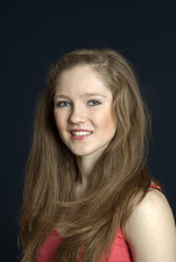 Fototapeta premium Portrait of an attractive teenage girl